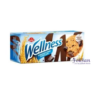 Keks integralni sa komadićima čokolade 210g Wellness