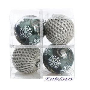 Ukrasi za jelku, kuglice 4/1