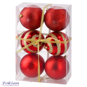 Ukrasi za jelku, kuglice 6/1