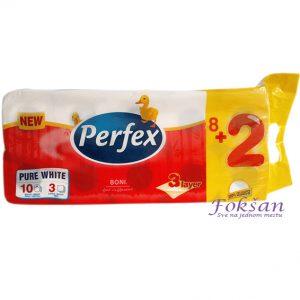 Boni perfex toalet papir 8/1+2 troslojni