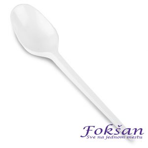 Plastična kašika bela 100/1