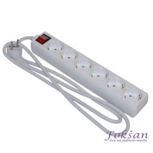 Produžni kabl 6 utičnica 3m