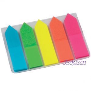 Stiker - samolepljivi page marker uža strelica 12 x 50mm Brilliant