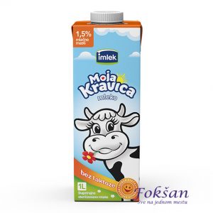 Mleko Moja kravica bez laktoze 1,5% 1L