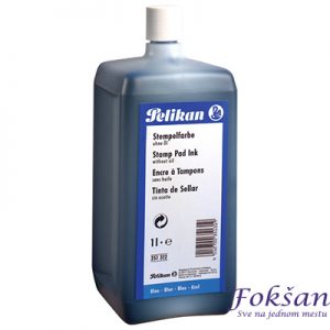 Boja za pečate Pelikan 1L plave boje