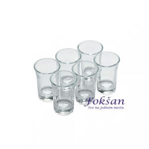Čašice za rakiju staklene 6/1 40cc