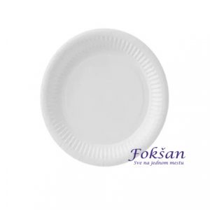 Kartonski beli okrugli tanjiri 100/1