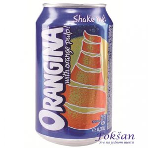 Orangina sok limenka 0,33L