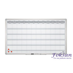Planer magnetna bela tabla-godišnja 60x90cm sa alu ramom