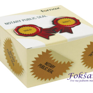 Nalepnice za javne beležnike - zlatne