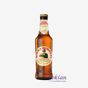 Pivo svetlo Birra Moretti 0.33l